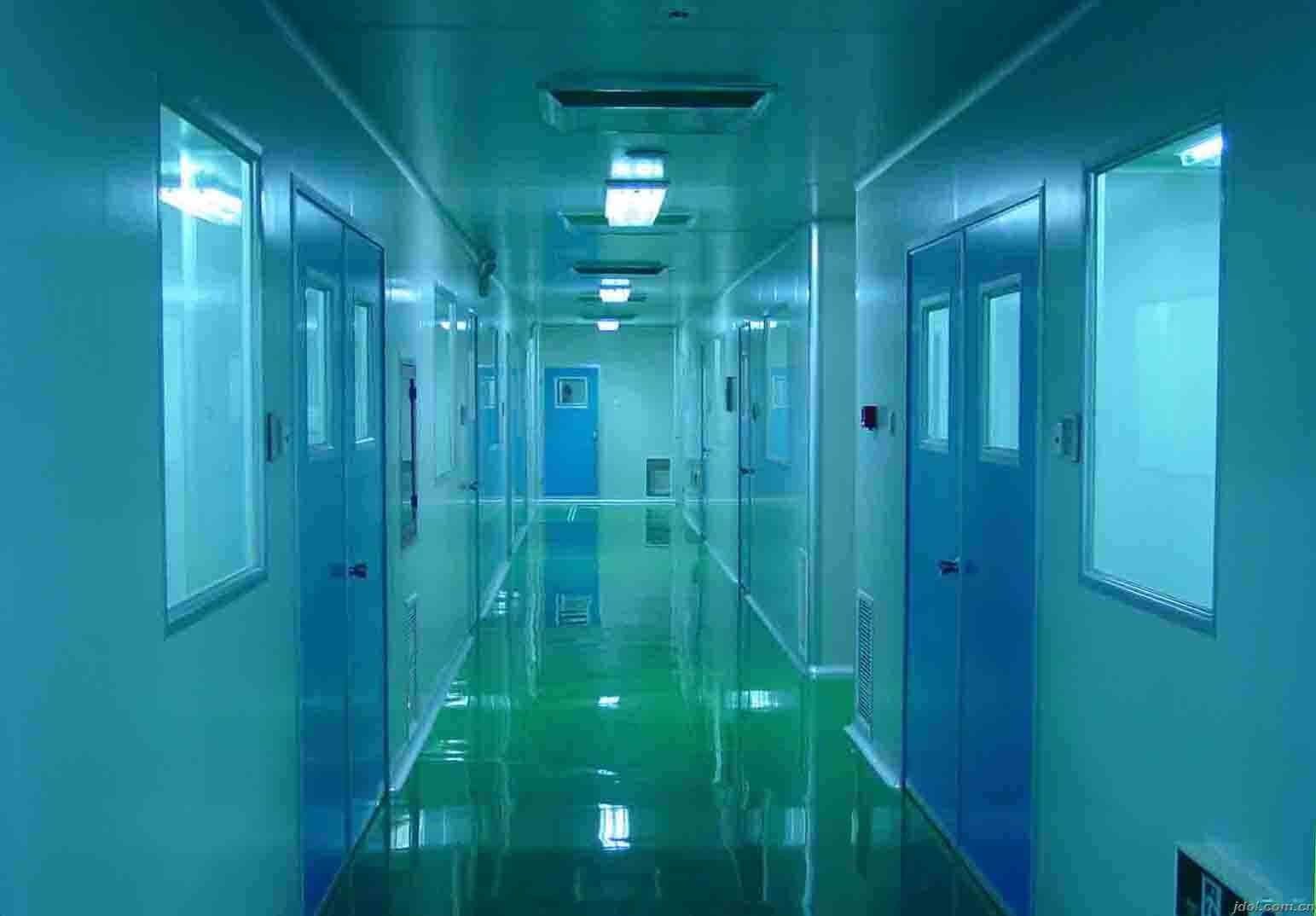 净化手术室施工现场