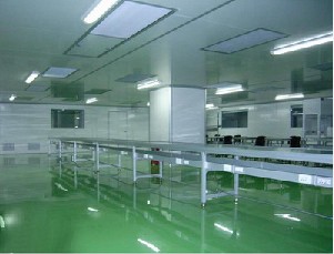 组装车间净化现场环境图